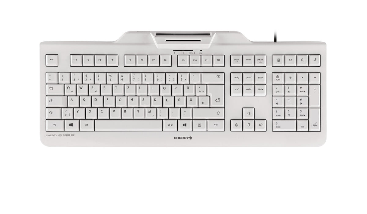 Contour Design KC 1000 SC tangentbord Kontor USB QWERTZ tyska Grå