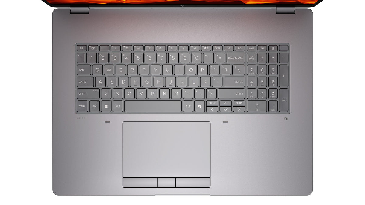 HP ZBook Fury G1i Mobile Workstation Intel Core Ultra 9 285HX Mobil arbetsstation 45,7 cm (18") WQXGA 64 GB DDR5-SDRAM 2 TB SSD NVIDIA RTX PRO 3000 Blackwell Wi-Fi 7 (802.11be) Windows 11 Pro AI Workstation, AI PC Silver