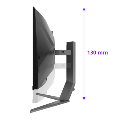AOC AGON PRO AG346UCD platta pc-skärmar 86,4 cm (34") 3440 x 1440 pixlar Wide Quad HD QD-OLED Svart, Grå
