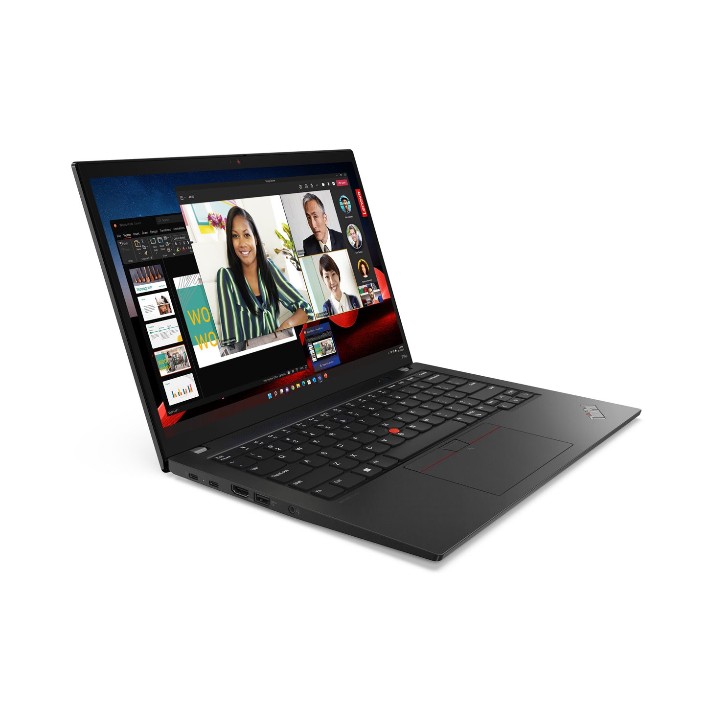 Lenovo ThinkPad T14s Gen 4 (AMD) AMD Ryzen™ 7 PRO 7840U Bärbar dator 35,6 cm (14") WUXGA 32 GB LPDDR5x-SDRAM 1 TB SSD Wi-Fi 6E (802.11ax) Windows 11 Pro Engelsk Svart