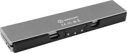 Voxicon DK-199B-G tangentbord Bluetooth Nordic Svart, Silver