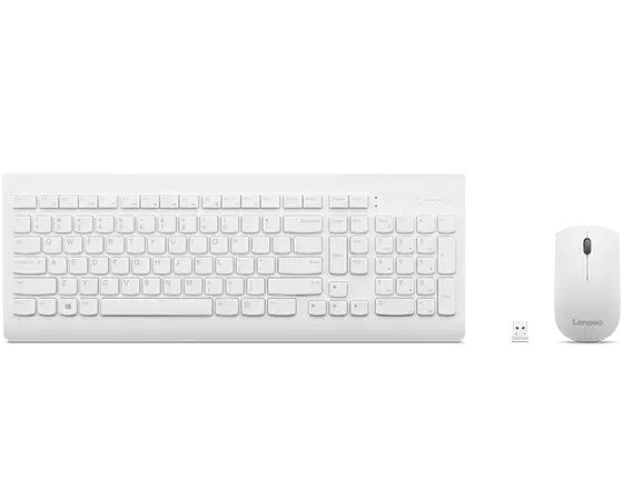 Lenovo GX30W75336 tangentbord Mus inkluderad Universal USB + Bluetooth QWERTY Vit