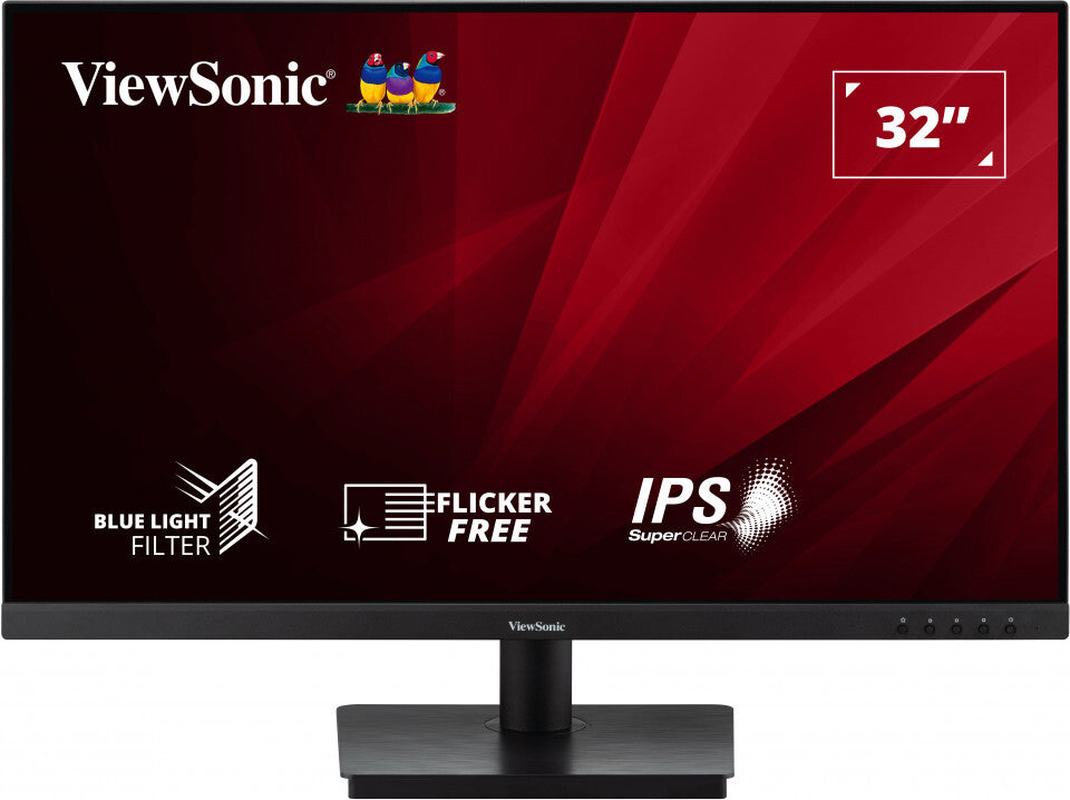 Viewsonic VA VA3209-2K-MHD platta pc-skärmar 81,3 cm (32") 2560 x 1440 pixlar Quad HD Svart