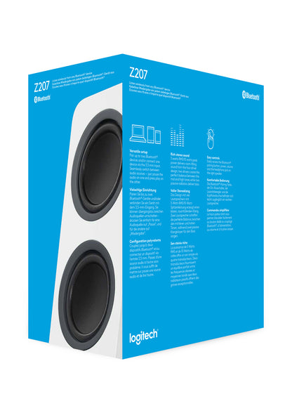 Logitech Z207 Vit Kabel & Trådlös 5 W