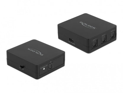 DeLOCK 63397 ljudbrytare Svart