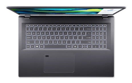 Acer Aspire NX.J1UEG.002 bärbara datorer Intel Core 7 150U Bärbar dator 43,9 cm (17.3") Full HD 16 GB DDR4-SDRAM 1 TB SSD NVIDIA GeForce RTX 2050 Wi-Fi 6E (802.11ax) Windows 11 Home tyska Grå