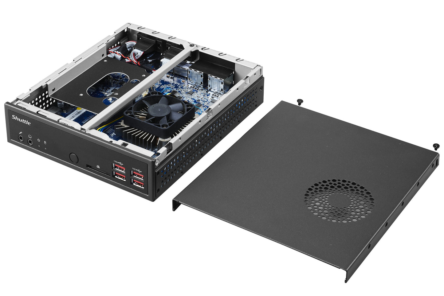 Shuttle DH32U datorhölje & moderkort 1,35L storlek PC Svart 7505 Intel® SoC