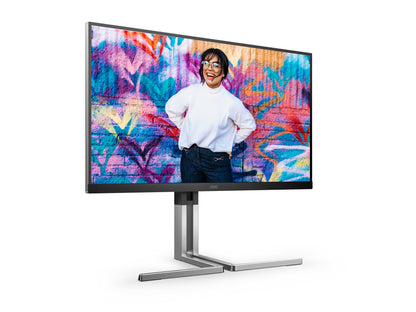 AOC Q27U3CV platta pc-skärmar 68,6 cm (27") 2560 x 1440 pixlar 4K Ultra HD LCD Svart