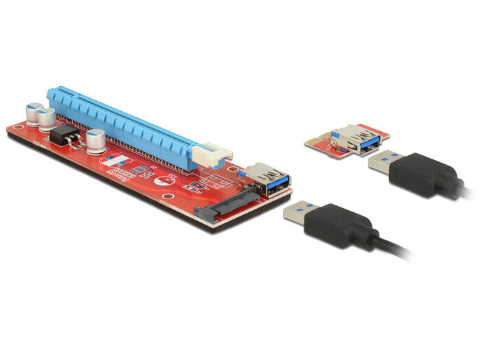 DeLOCK 41423 nätverkskort/adapters Intern PCI, SATA, USB 3.2 Gen 1 (3.1 Gen 1)