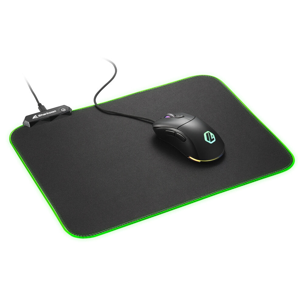 Sharkoon 1337 RGB V2 Gaming Mat Spelmusmatta Svart