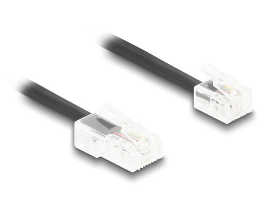 DeLOCK 88481 telefonkablar 5 m Svart