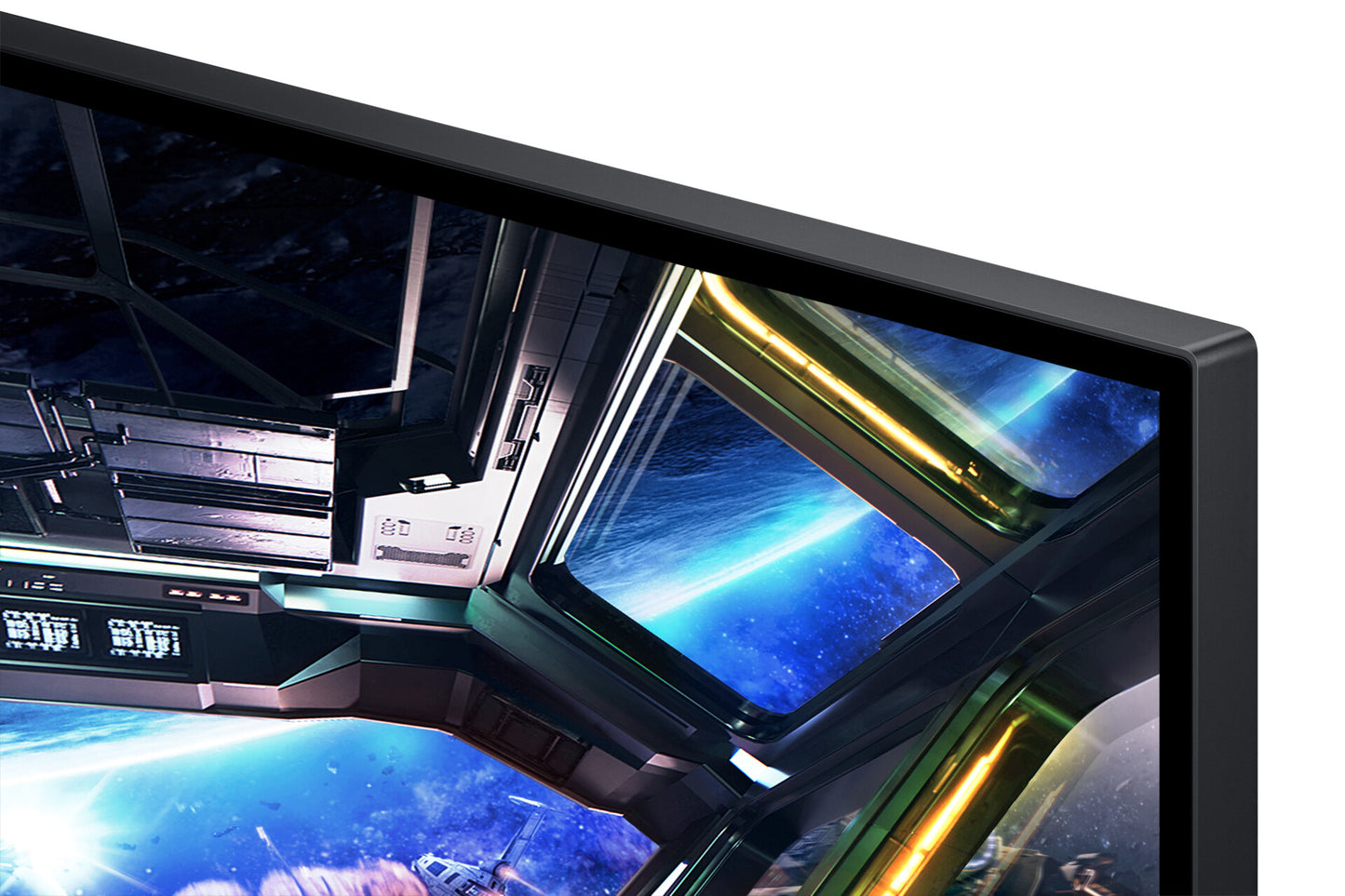 Samsung G70D platta pc-skärmar 68,6 cm (27") 3840 x 2160 pixlar 4K Ultra HD LCD Svart