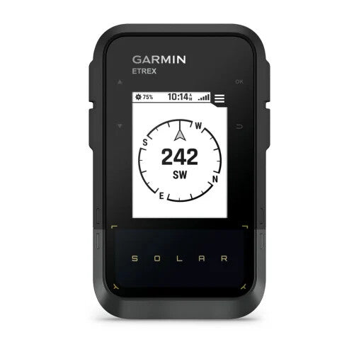 Garmin eTrex Solar navigatorer Handhållen 5,49 cm (2.16") 141 g Svart, Grå