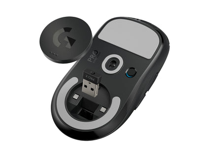 Logitech G 910-005881 datormöss Spela högerhand RF Trådlös 25600 DPI
