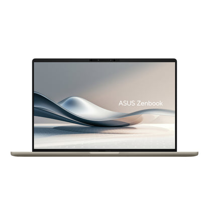 ASUS Zenbook A14 UX3407QA-QD202W Copilot+ PC Snapdragon X1-26-100 Bärbar dator 35,6 cm (14") WUXGA 16 GB LPDDR5x-SDRAM 512 GB SSD Wi-Fi 6E (802.11ax) Windows 11 Home Beige