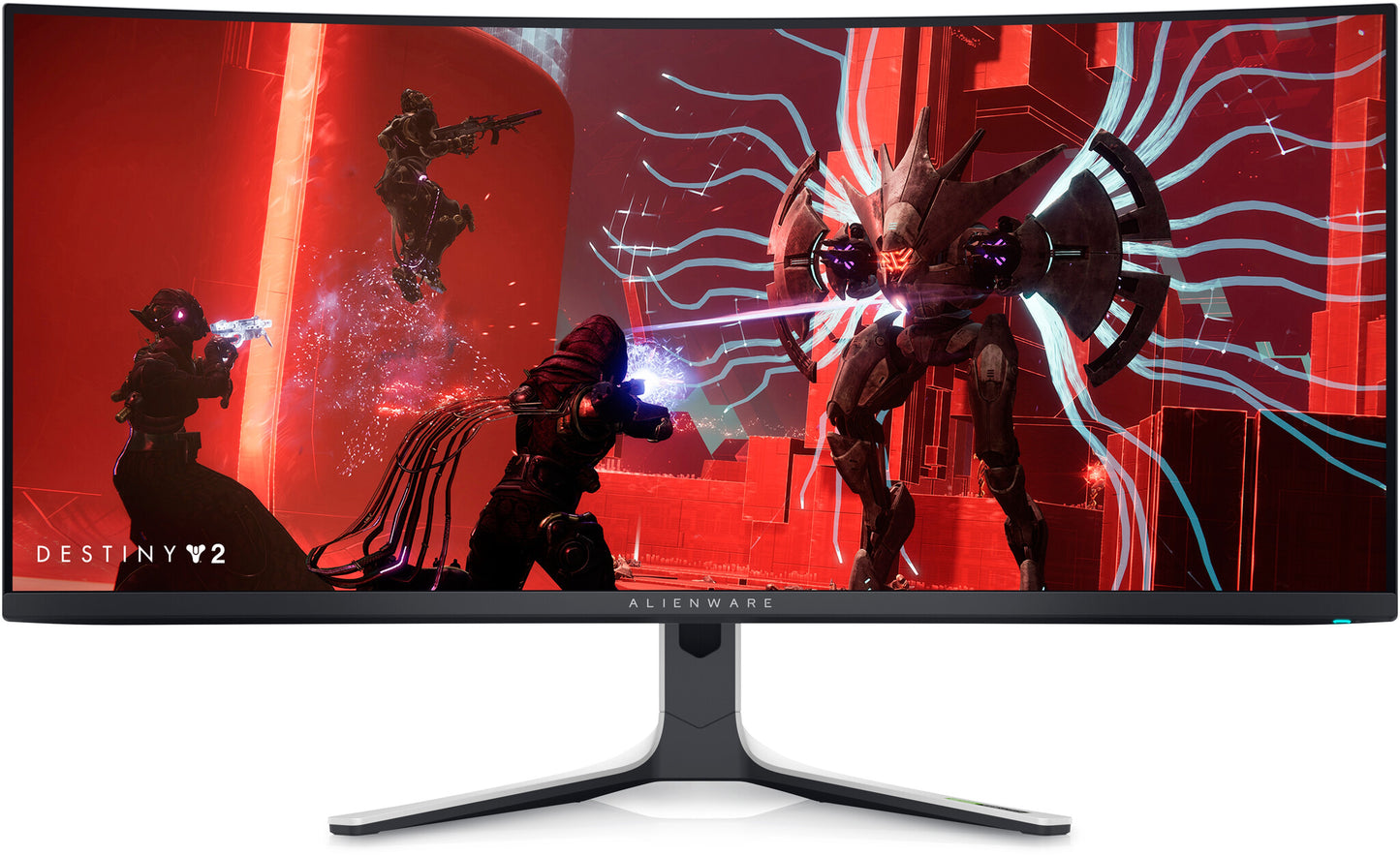 Alienware AW3423DW LED display 86,8 cm (34.2") 3440 x 1440 pixlar Quad HD OLED Vit, Svart