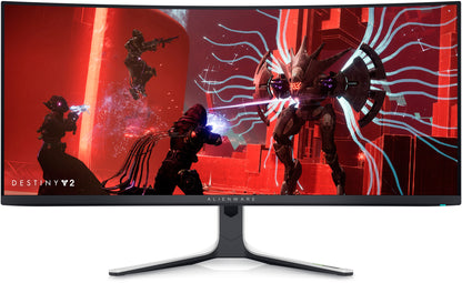 Alienware AW3423DW LED display 86,8 cm (34.2") 3440 x 1440 pixlar Quad HD OLED Vit, Svart