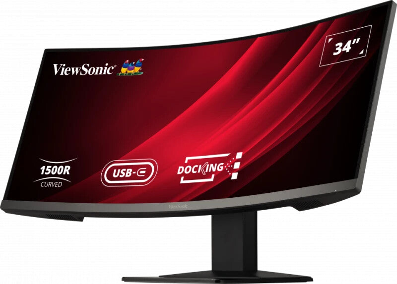 Viewsonic Display VG3419C platta pc-skärmar 86,4 cm (34") 3440 x 1440 pixlar UltraWide Quad HD LED Svart