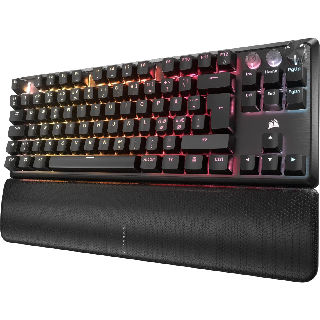 Corsair K70 PRO TKL tangentbord Spela USB Nordic Svart
