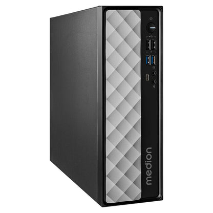 MEDION T80 MINI PC Intel® Core™ i5 i5-12450H 16 GB DDR4-SDRAM 512 GB SSD Mini-PC Svart, Grå