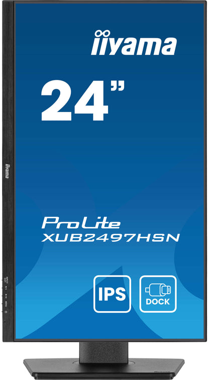 iiyama ProLite XUB2497HSN-B2 platta pc-skärmar 60,5 cm (23.8") 1920 x 1080 pixlar Full HD LED Svart