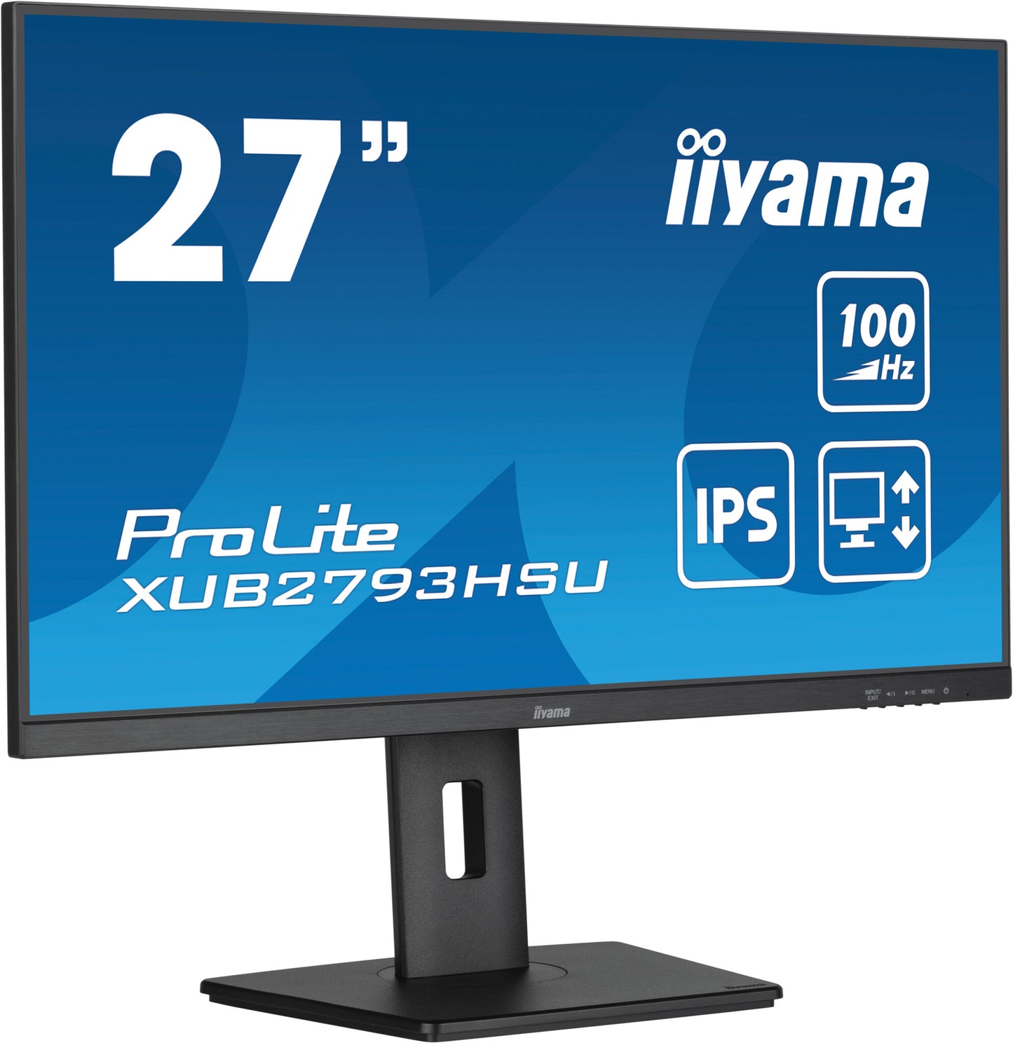iiyama ProLite XUB2793HSU-B7 platta pc-skärmar 68,6 cm (27") 1920 x 1080 pixlar Full HD LED Svart