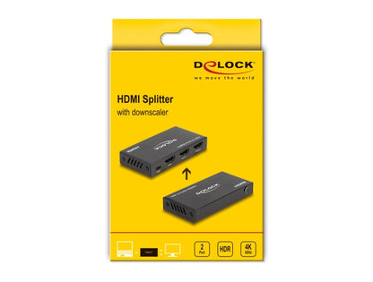 DeLOCK 18651 bilddelare HDMI 2x HDMI