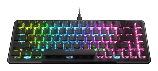 Turtle Beach Vulcan II Mini tangentbord Spela USB QWERTY tyska Svart
