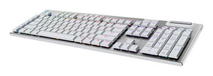 Logitech G G915 X Lightspeed tangentbord Spela USB + RF Wireless + Bluetooth QWERTY Amerikanskt internationellt Vit