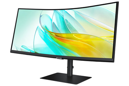 Samsung S65UC platta pc-skärmar 86,4 cm (34") 3440 x 1440 pixlar UltraWide Quad HD LCD Svart