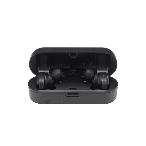 Audio-Technica ATH-CKR7TW Headset Trådlös I öra Samtal/musik Micro-USB Bluetooth Svart