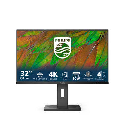 Philips 3000 series 32B1U3900/00 platta pc-skärmar 80 cm (31.5") 3840 x 2160 pixlar 4K Ultra HD LCD Svart