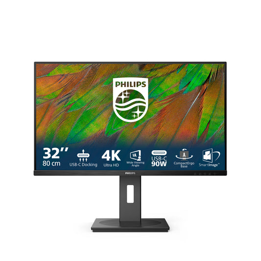 Philips 3000 series 32B1U3900/00 platta pc-skärmar 80 cm (31.5") 3840 x 2160 pixlar 4K Ultra HD LCD Svart