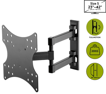 Goobay 49715 tv-fäste 106,7 cm (42") Svart