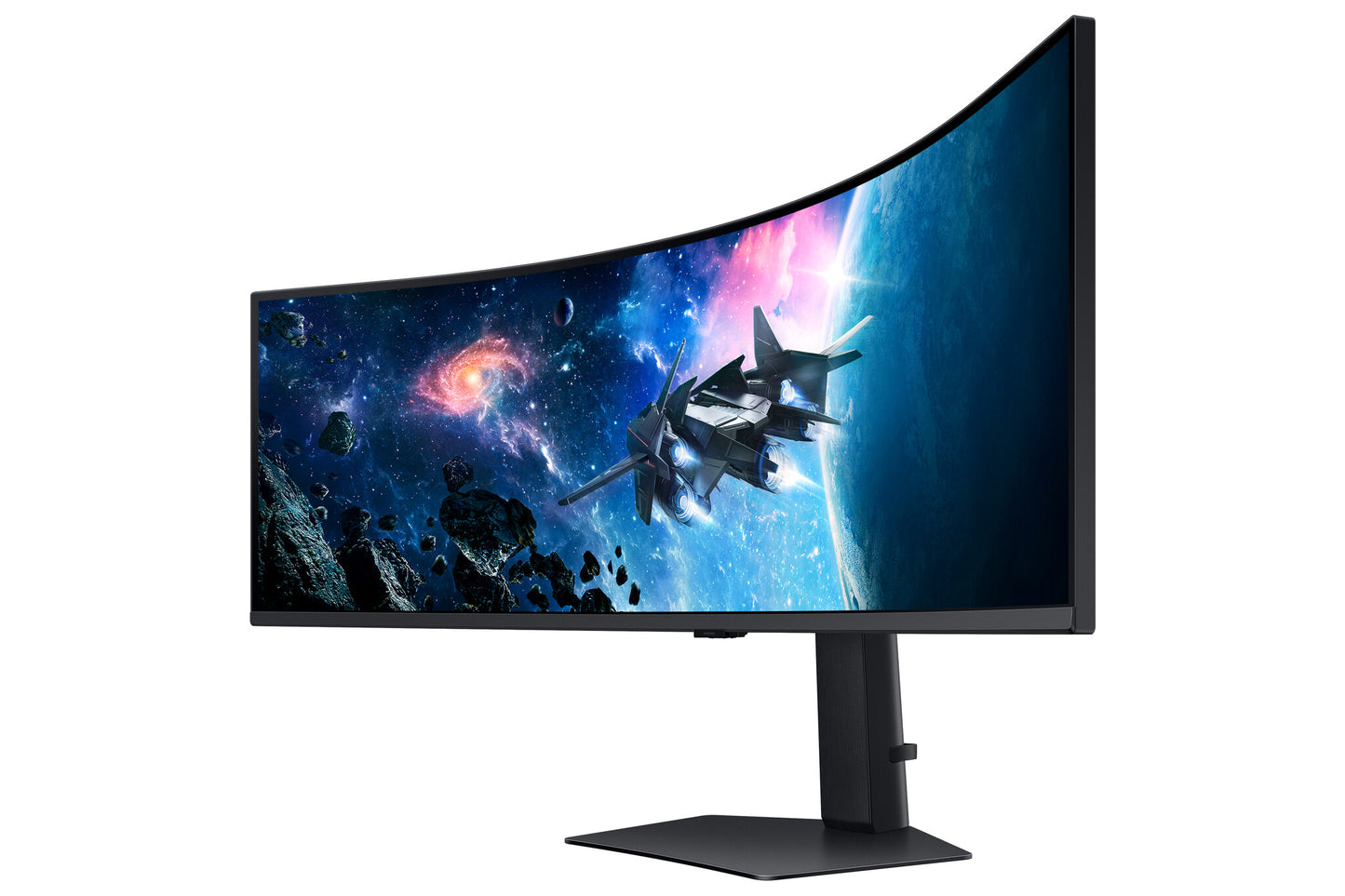 Samsung G95C platta pc-skärmar 124,5 cm (49") 5120 x 1440 pixlar Dual QHD LED Svart
