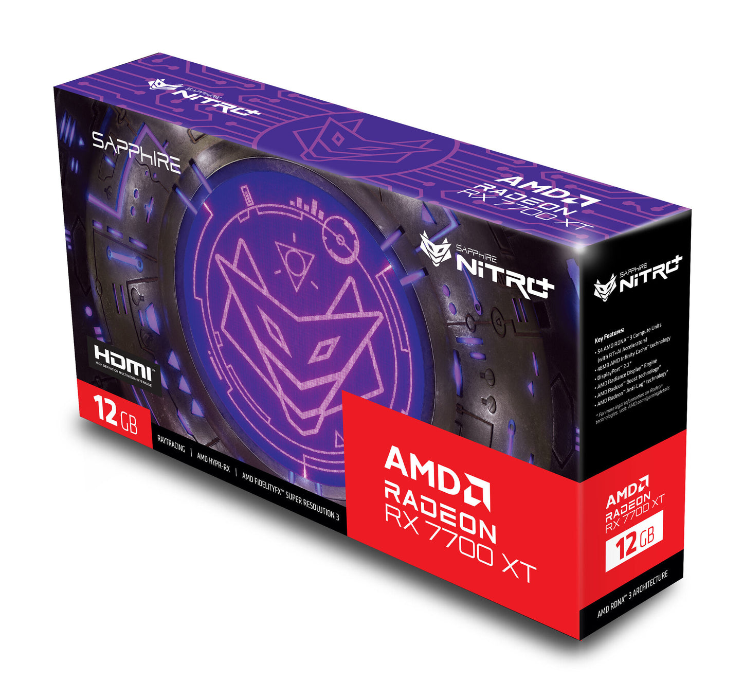 Sapphire NITRO+ Radeon RX 7700 XT AMD 12 GB GDDR6