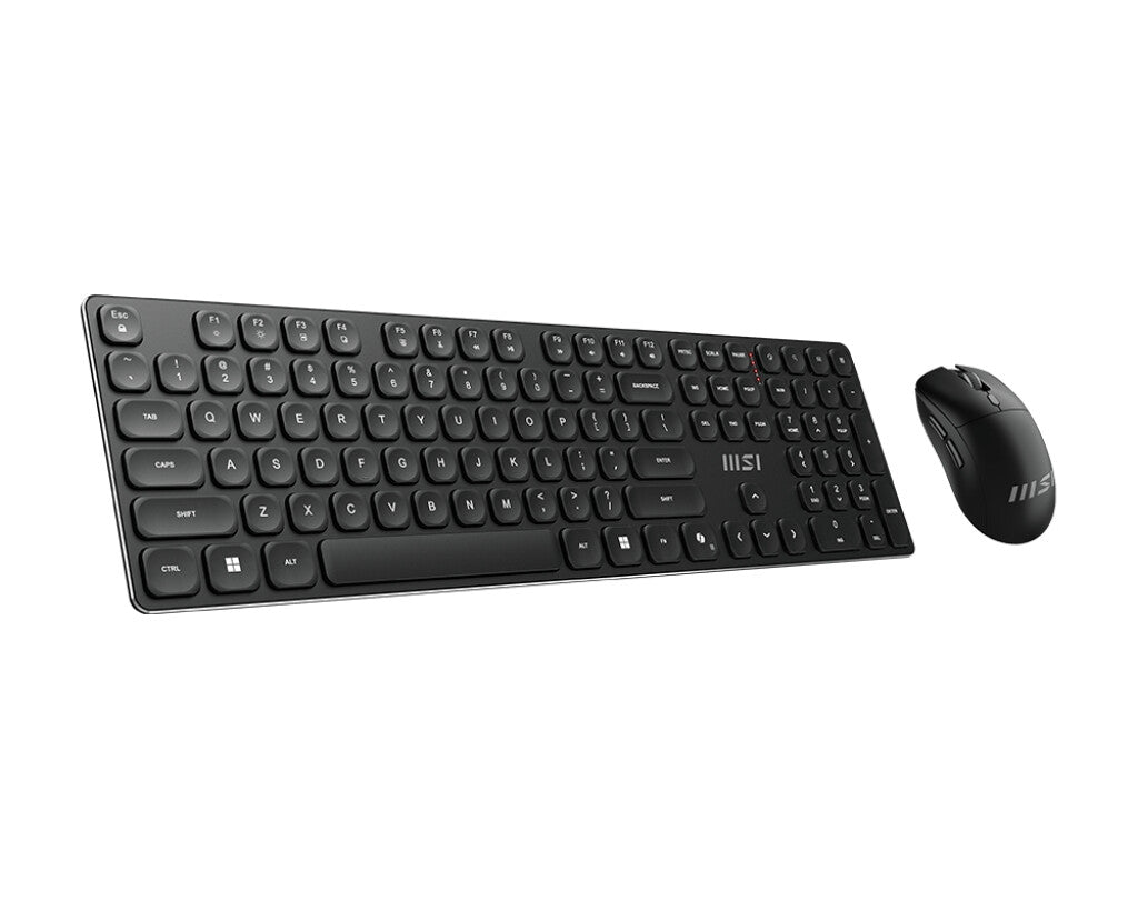 MSI FORGE K210 WIRELESS COMBO tangentbord Mus inkluderad Hem / Kontor USB Svart