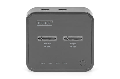 Digitus DA-71545 dockningsstationer för bärbara datorer Kabel USB 3.2 Gen 2 (3.1 Gen 2) Type-C Svart