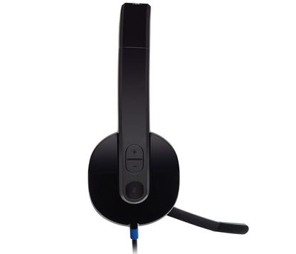 Logitech 981-000480 hörlur och headset Kabel Huvudband Kontor/callcenter USB Type-A Svart