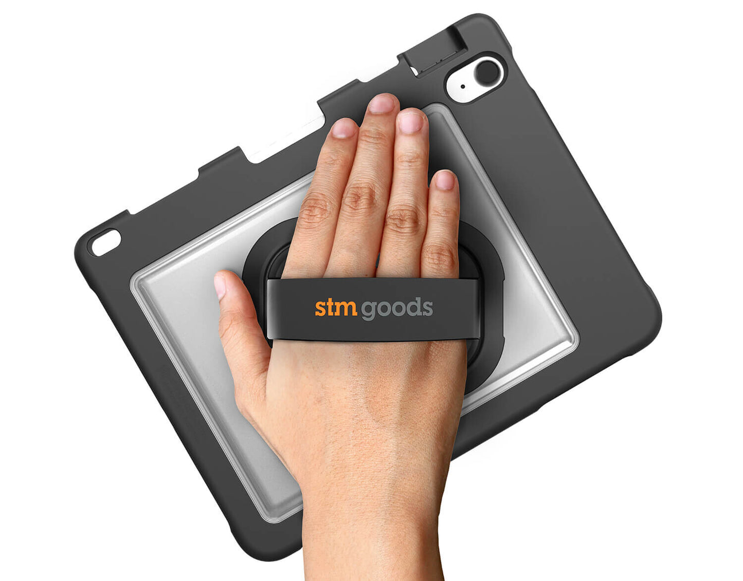 STM STM-222-425JU-01 iPad-fodral 25,9 cm (10.2") Folio Svart, Transparent