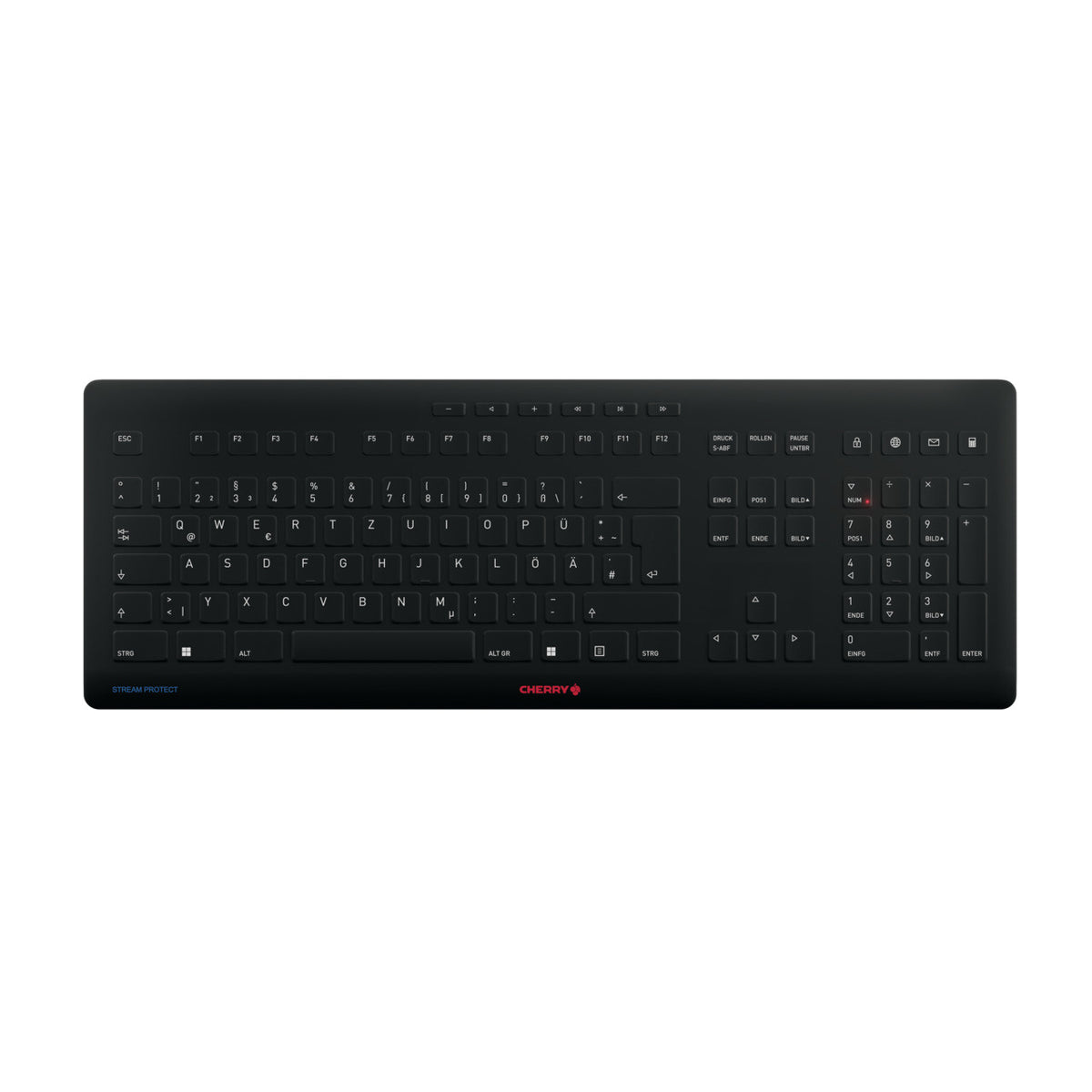 Contour Design Stream tangentbord Universal Trådlös RF + USB QWERTZ tyska Svart