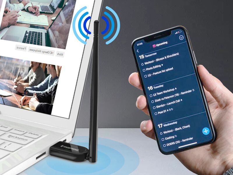 Conceptronic ABBY07B nätverkskort Bluetooth 3 Mbit/s