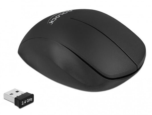 DeLOCK 12598 datormöss Kontor högerhand Bluetooth + USB Type-A 1600 DPI