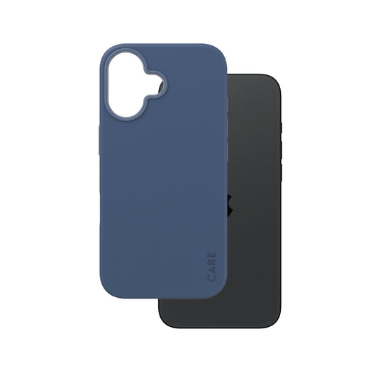 PanzerGlass CARE by ® Fashionable Case Blue w. MagSafe iPhone 16 mobiltelefonfodral Omslag Blå