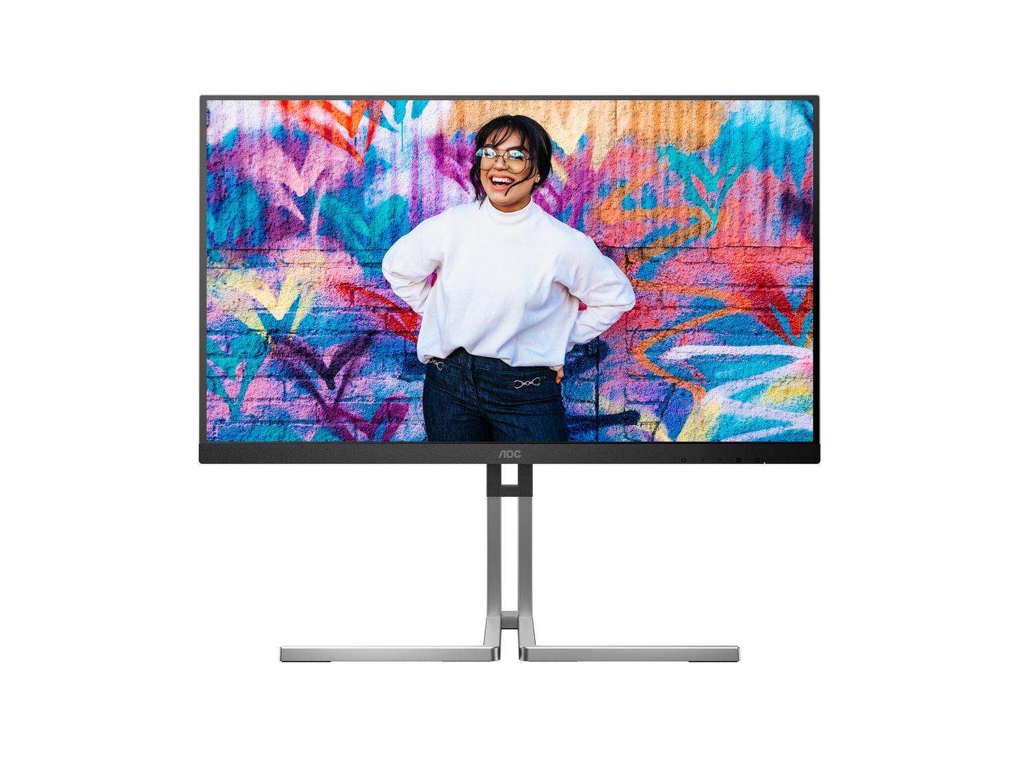 AOC Q27U3CV platta pc-skärmar 68,6 cm (27") 2560 x 1440 pixlar 4K Ultra HD LCD Svart