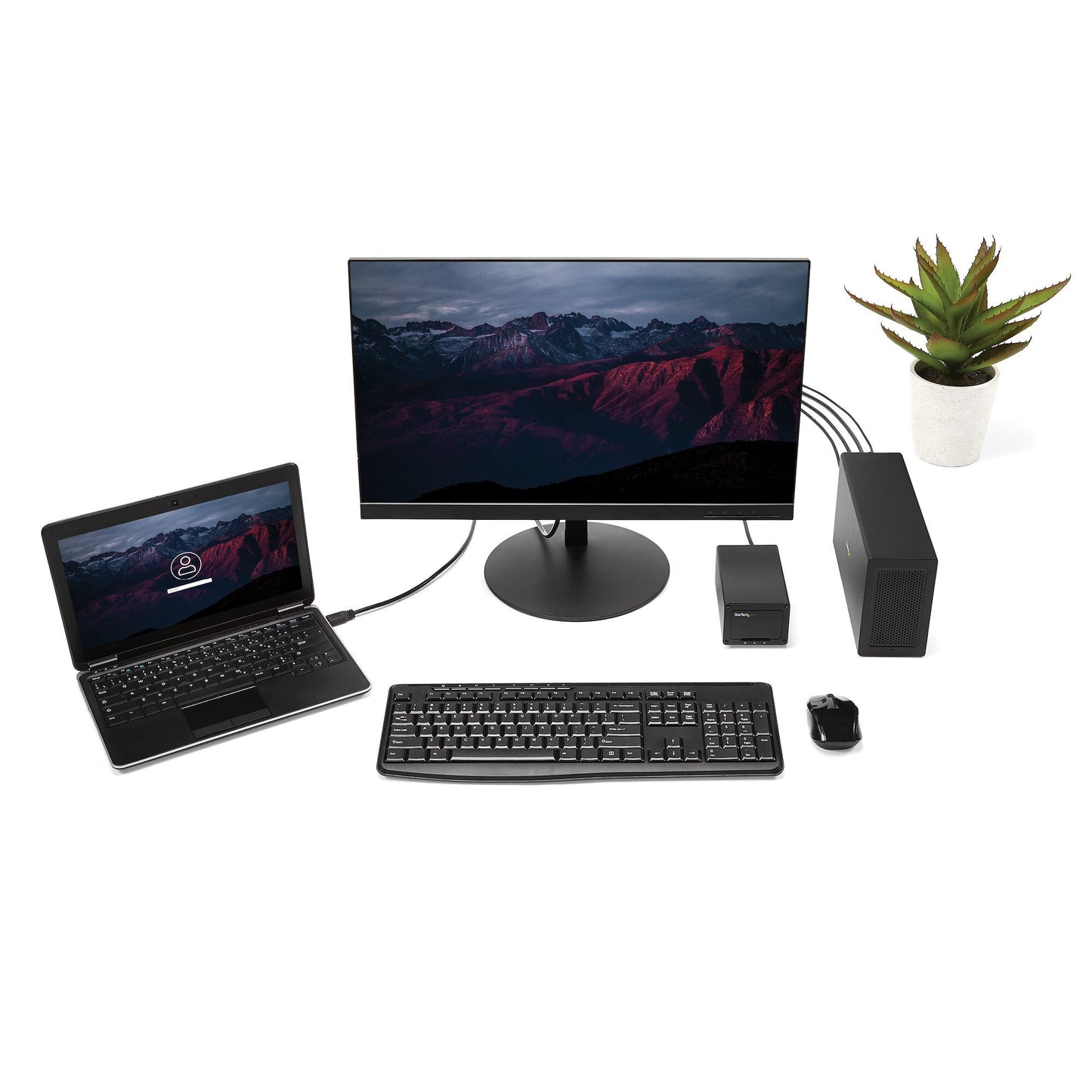 StarTech.com Thunderbolt 3 PCIe Expansion Chassis med DisplayPort - PCIe x16
