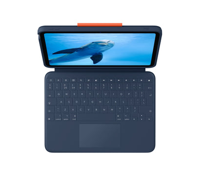 Logitech Rugged Combo 4 Touch QWERTY Engelska (Storbritannien) Smart Connector Blå