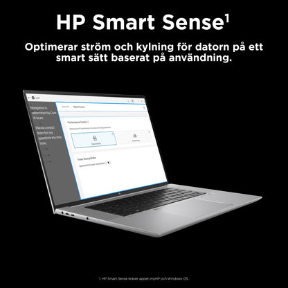 HP ZBook Studio G11 Intel Core Ultra 9 185H Mobil arbetsstation 40,6 cm (16") WUXGA 64 GB DDR5-SDRAM 1 TB SSD NVIDIA RTX 3000 Ada Wi-Fi 7 (802.11be) Windows 11 Pro AI PC, AI Workstation Silver