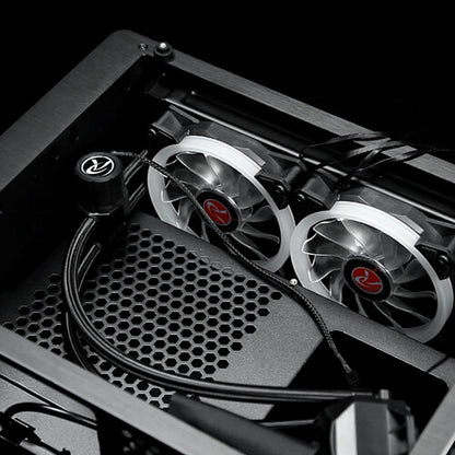 RAIJINTEK Ophion EVO Small Form Factor (SFF) Svart, Transparent