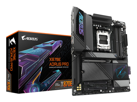 GIGABYTE X870E AORUS PRO moderkort AMD X870E AM5-sockel ATX